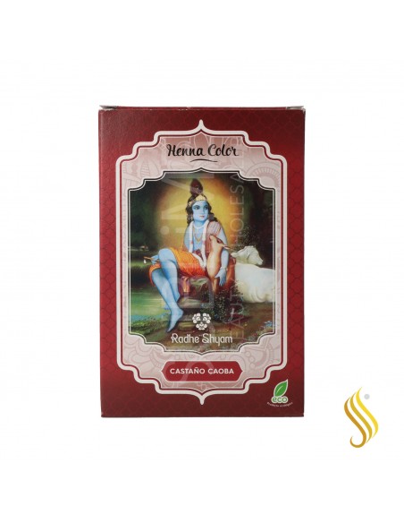Radhe Shyam Henna Powder Brown Mahogany 100G