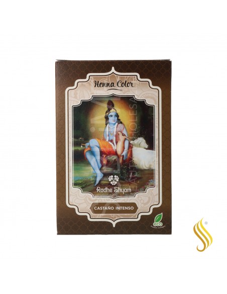 Radhe Shyam Henna Poudre Châtain Intense 100G