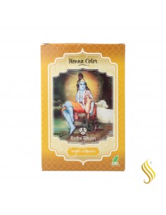 Radhe Shyam Henna Poeira Louro Dourado 100G
