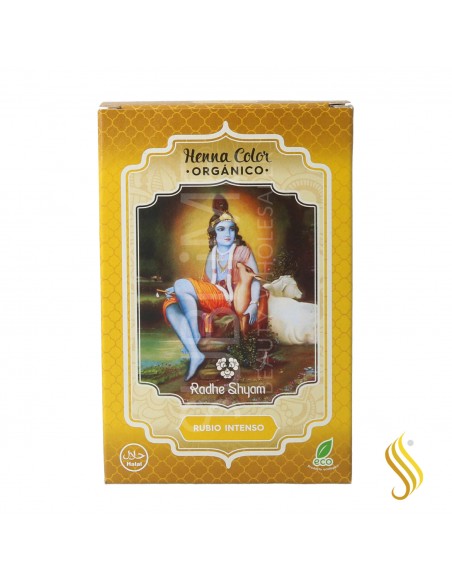 Radhe Shyam Hena Poeira Loiro Intenso 100G