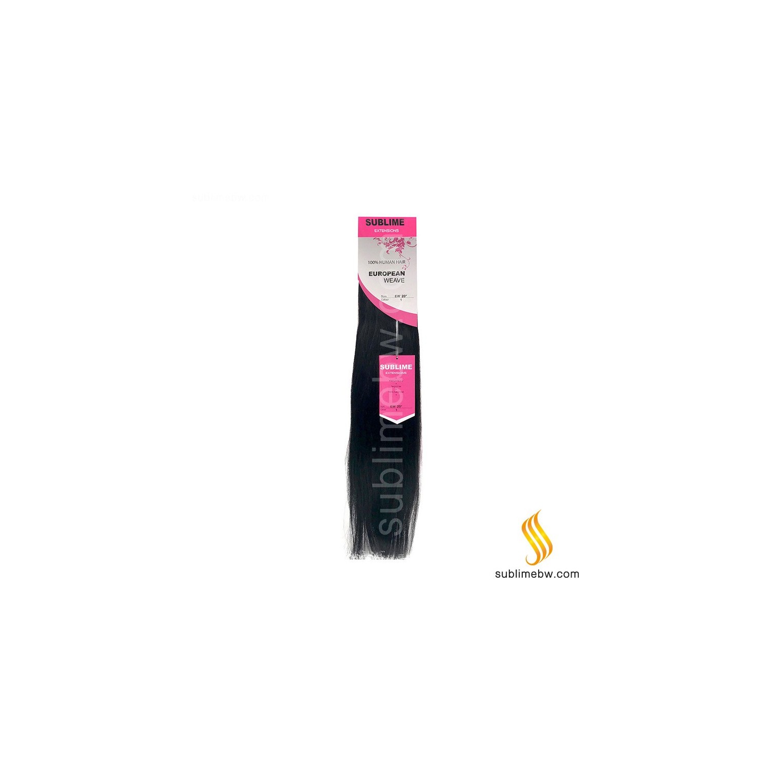 Sublime Extensions European Weave 20" Nº 1