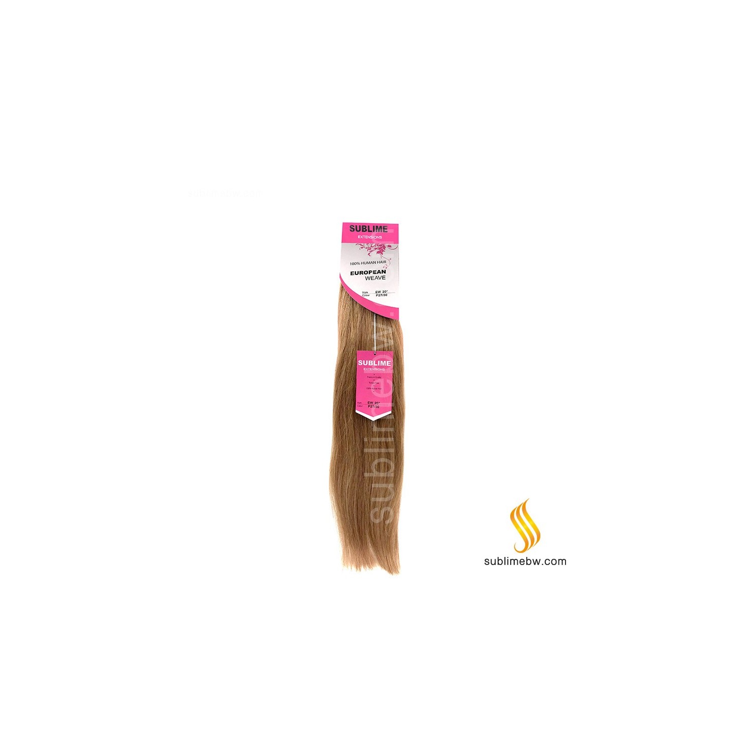 Sublime Extensions European Weave 20" Nº P27/30