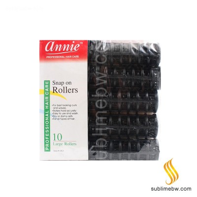 Annie Rollers Black (10und/large) 1013