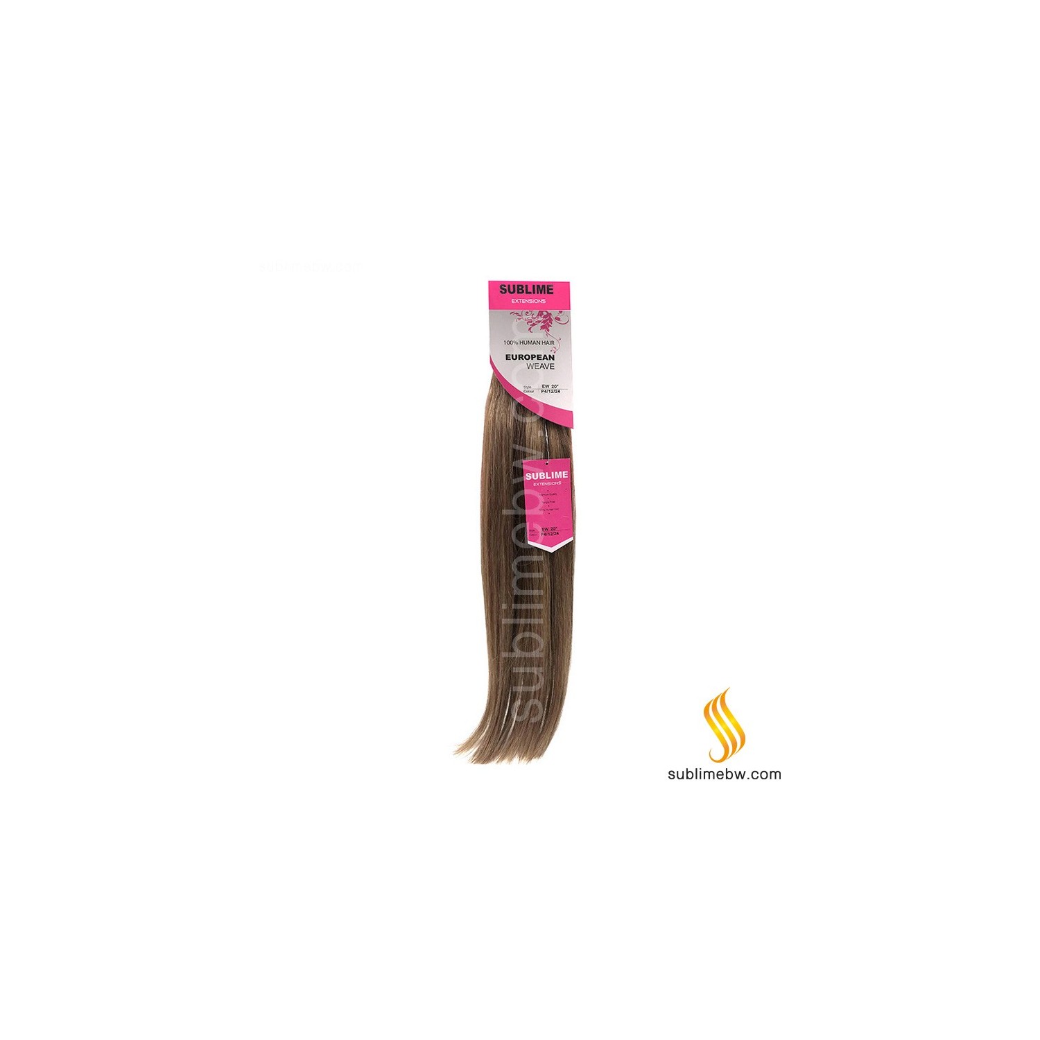 Sublime Extensions European Weave 20" Nº P4/12/24