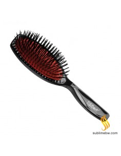 Eurostil Hairbrush Rubber Nylon Big Black (00133/50)