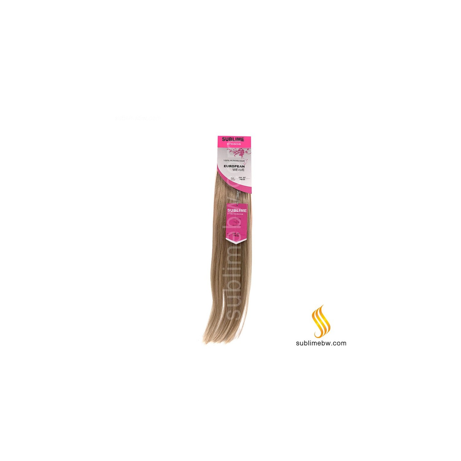 Sublime Extensions European Weave 20" Nº P8/22