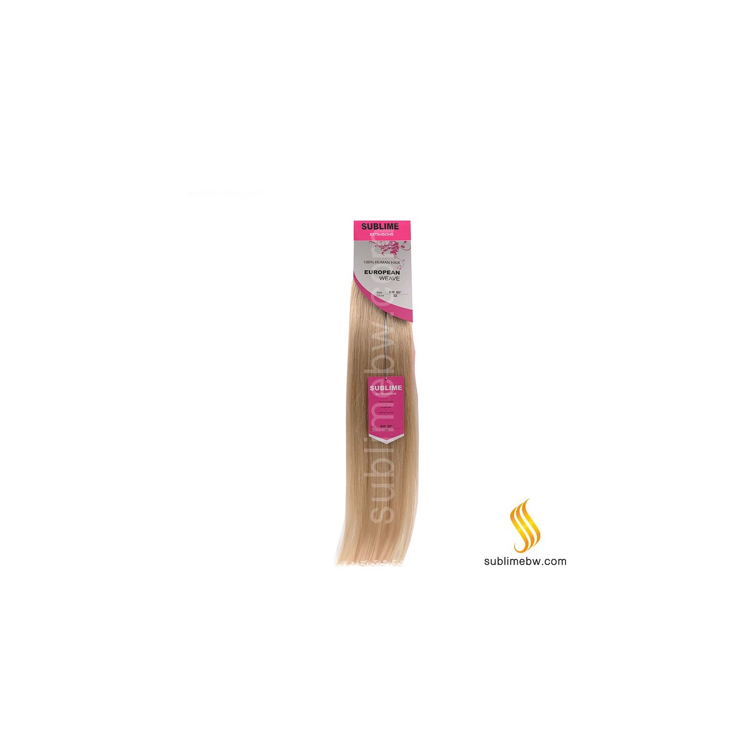 Sublime Extensions European Weave 20" Nº 22