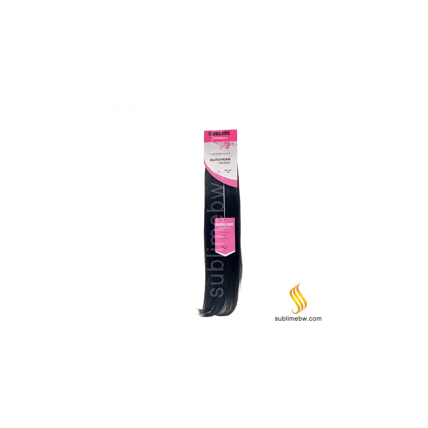Sublime Extensions European Weave 20" Nº 1b