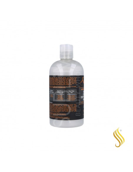 Shea Moisture African Black Soap Bamboo Charcoal Xampú 384 ml/13Oz