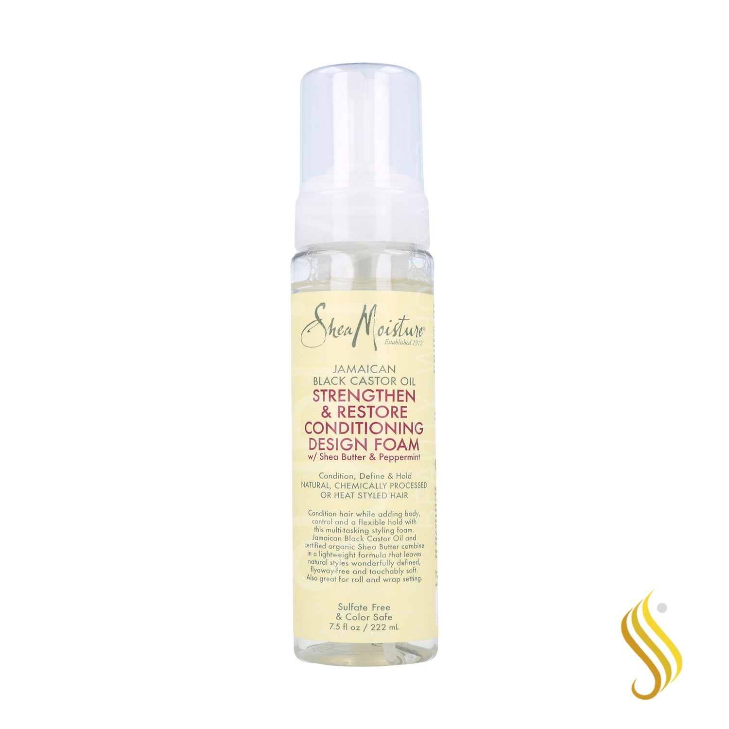 Shea Moisture Jamaican Black Castor Oil Conditioner Design Foam 7,5Oz/222 ml
