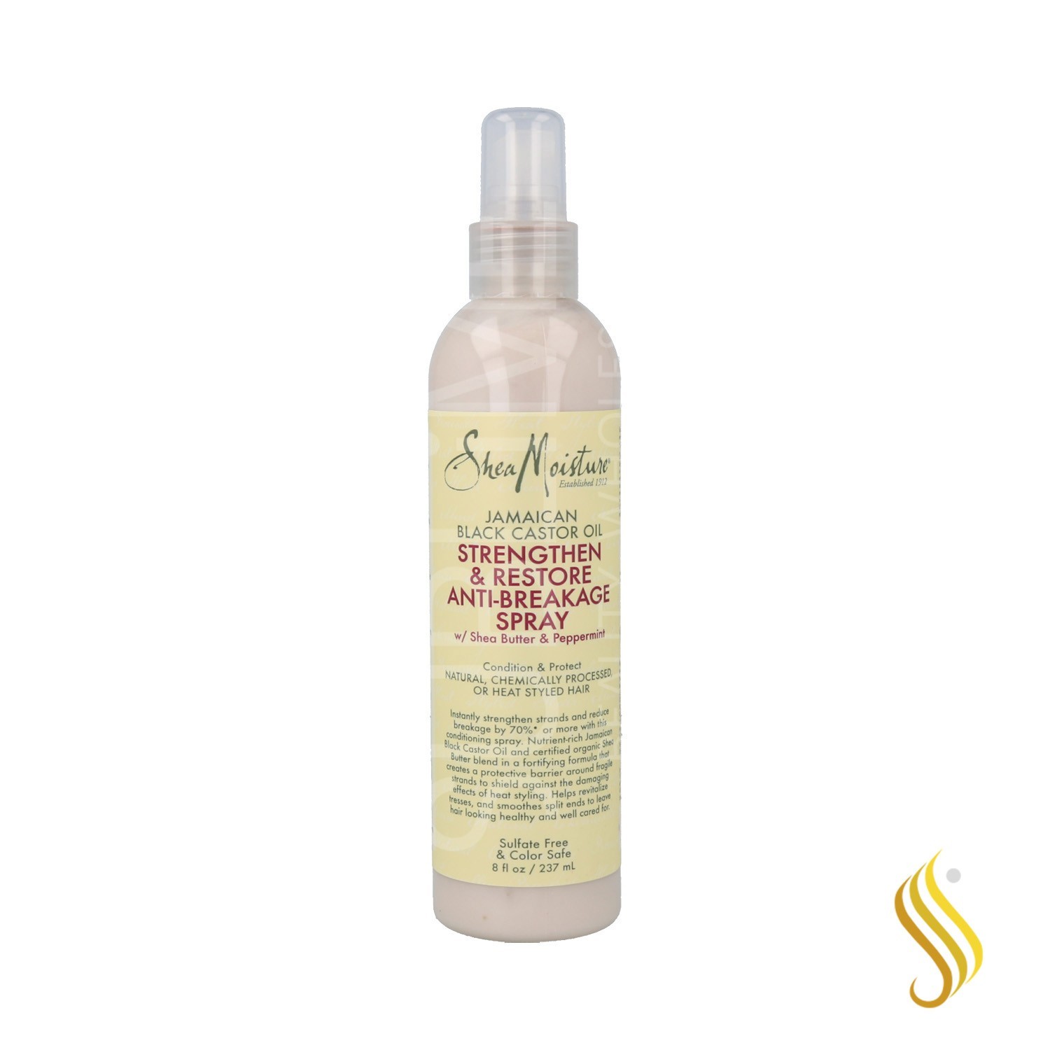 Shea Moisture Jamaican Black Castor Oil Anti-Quebrar Spray 8Oz/237 ml