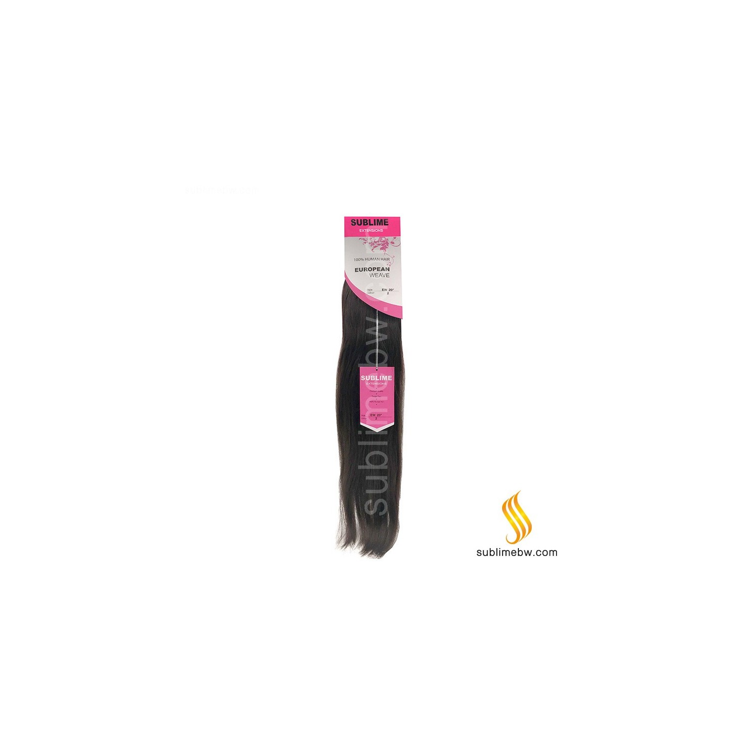 Sublime Extensions European Weave 20" Nº 2