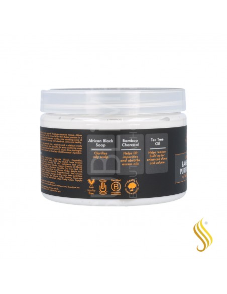 Shea Moisture African Black Soap Bamboo Charcoal Mascarilla 12Oz/340G