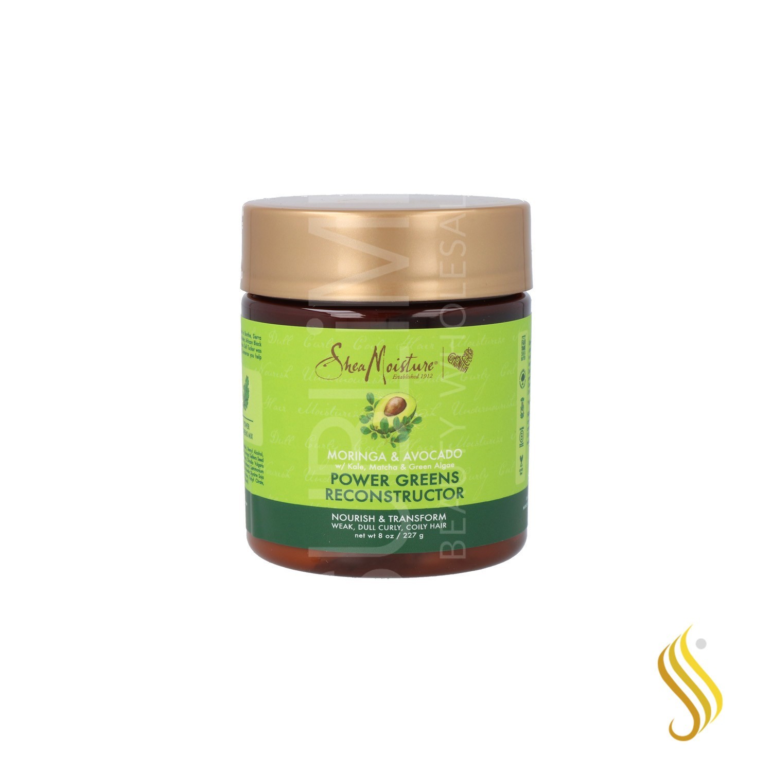 Shea Moisture Moringa & Avocado Power Greens Reconstructeur 8OZ/227G