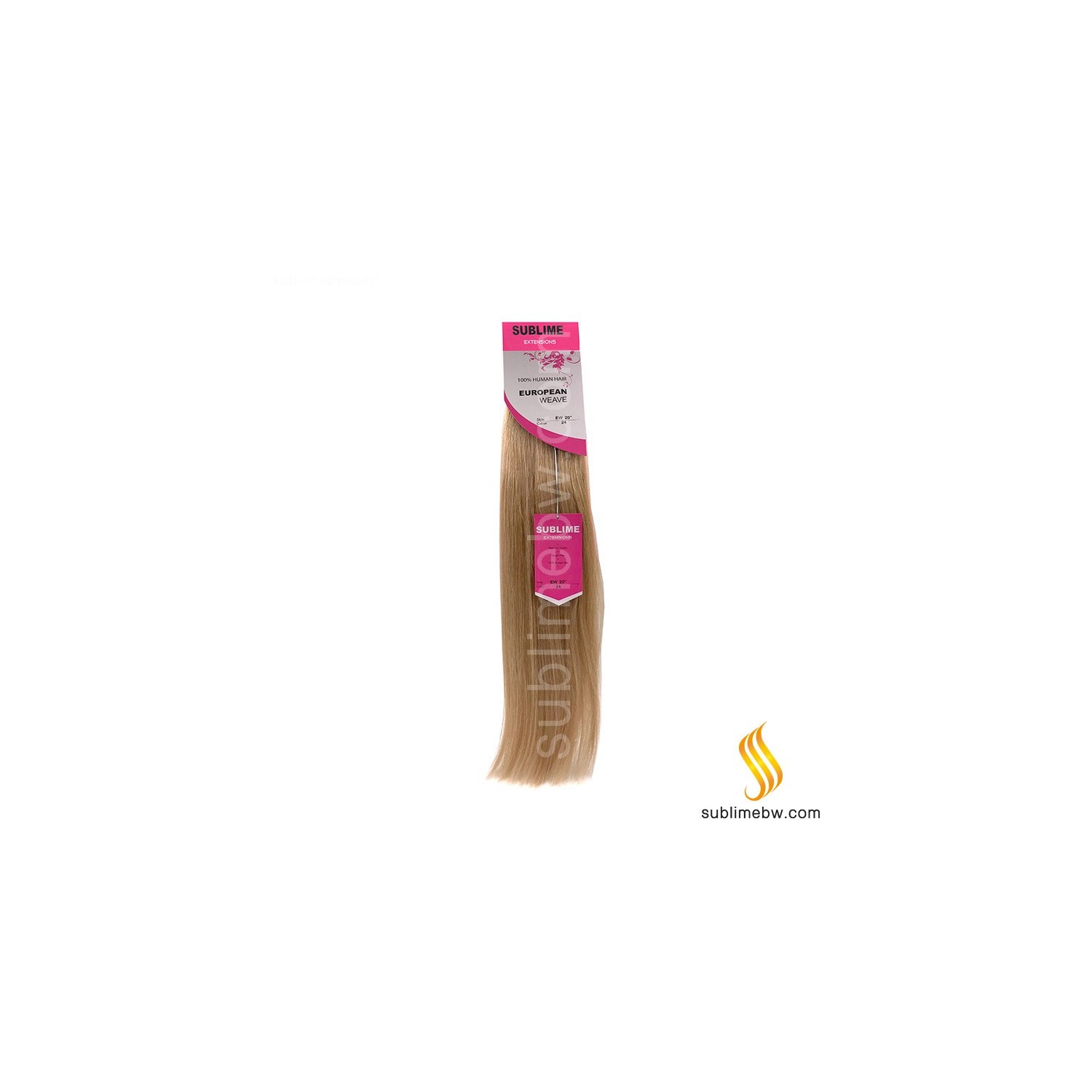 Sublime Extensions European Weave 20" Nº 24