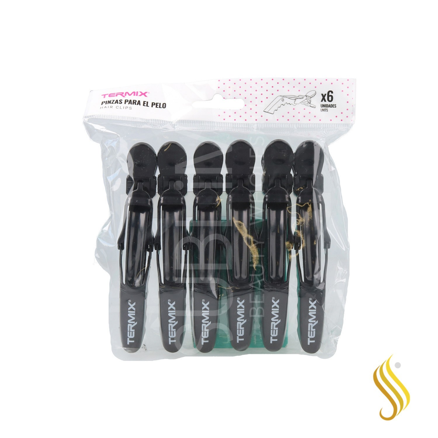 Termix Pack 6 Tweezers Blacks