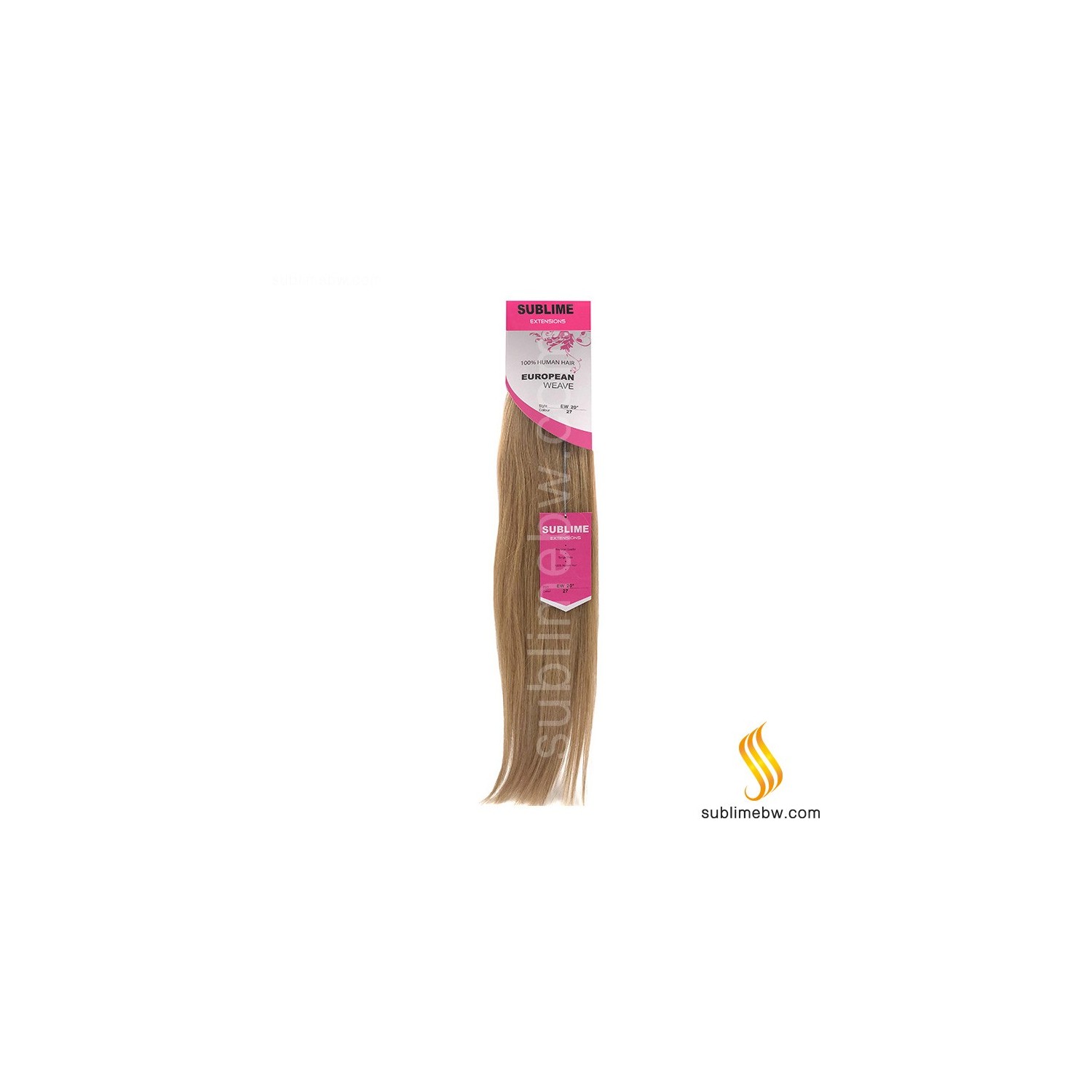 Sublime Extensions European Weave 20" Nº 27