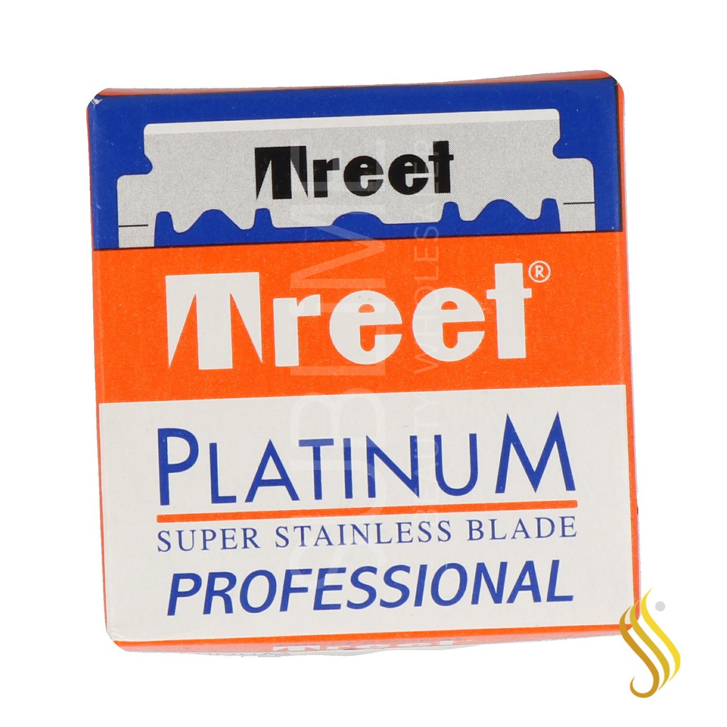 Treet Platinum Super Stainless Lâminas 100Pcs (Un Única Borda)