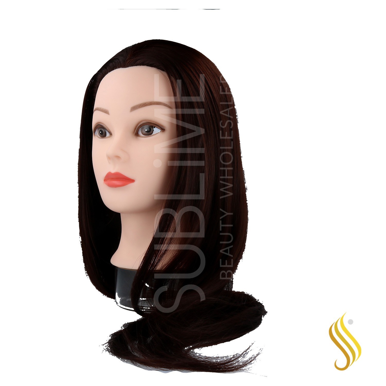 Unika Maniqui Cheveux Synthétique 45/50Cm (Marron)