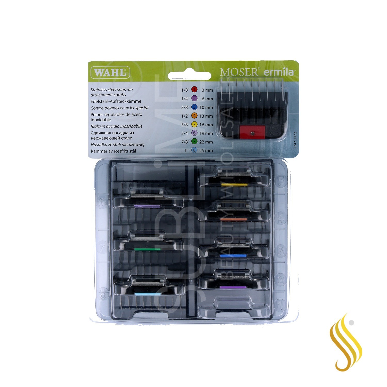 Wahl Pack Combs Metal (1247-7440)