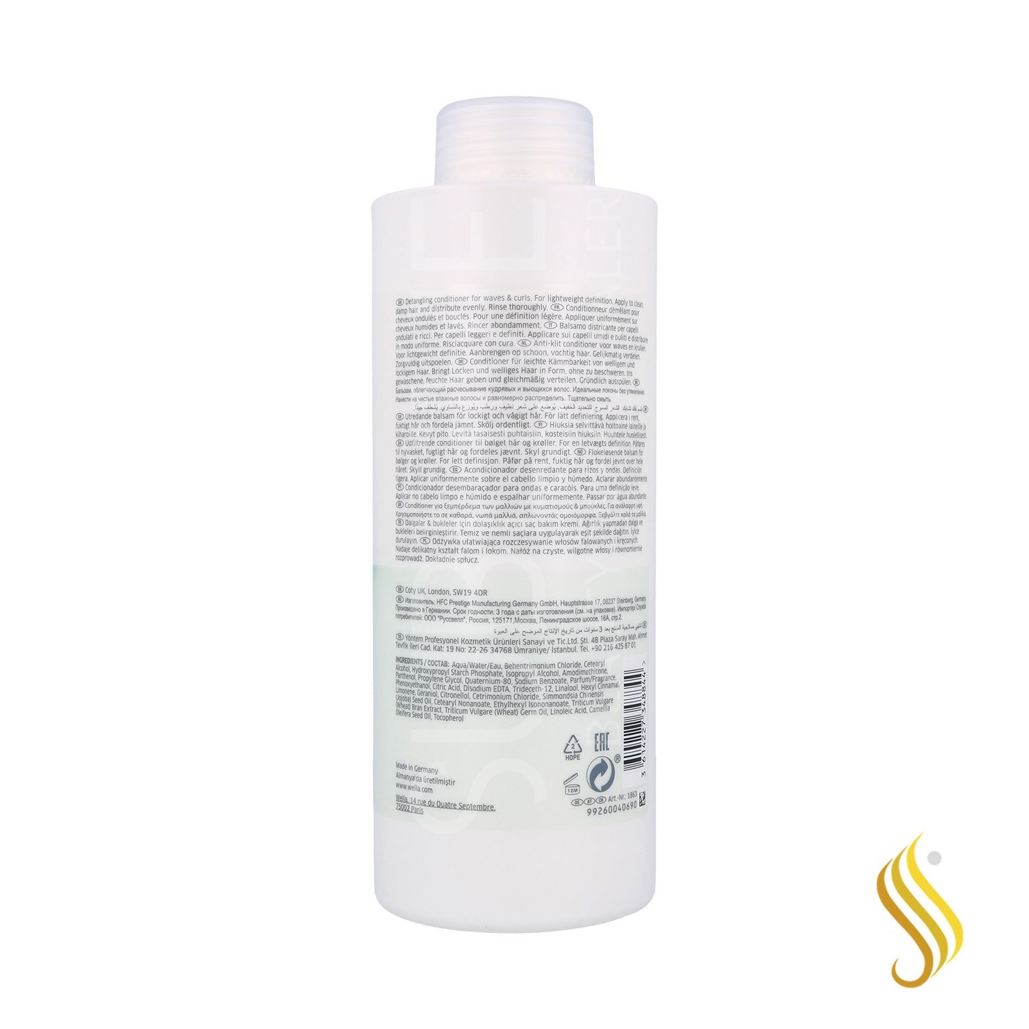 Wella Nutricurls Conditioner 1000 ml