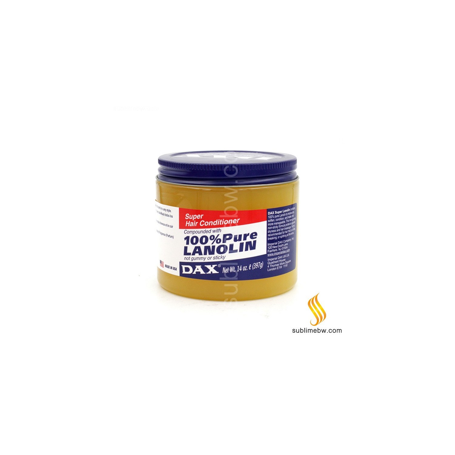 Dax Super 100% Pure Lanolin 397 Gr