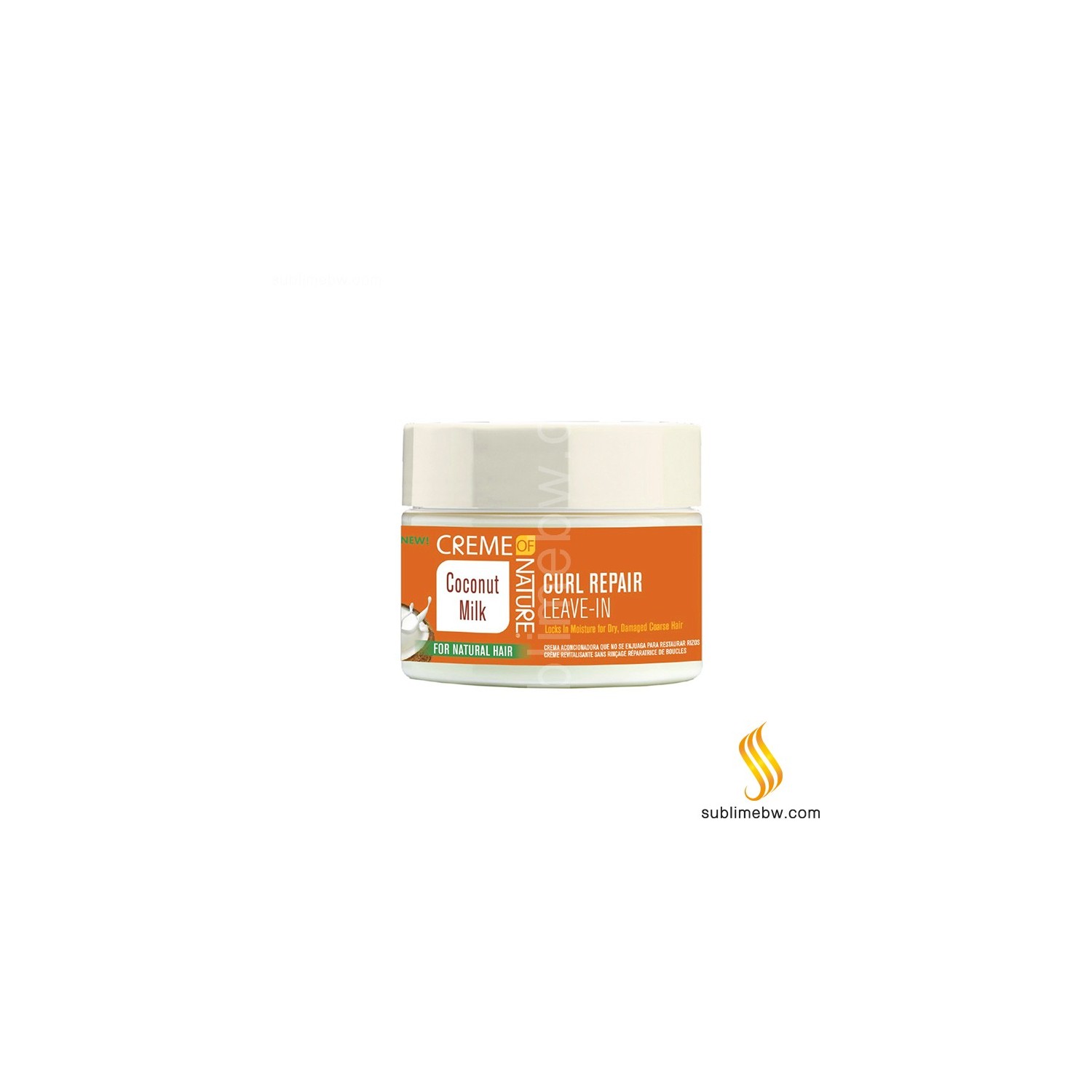 Creme Of Nature Coconut Milk Curl Reapir Leave In 326g