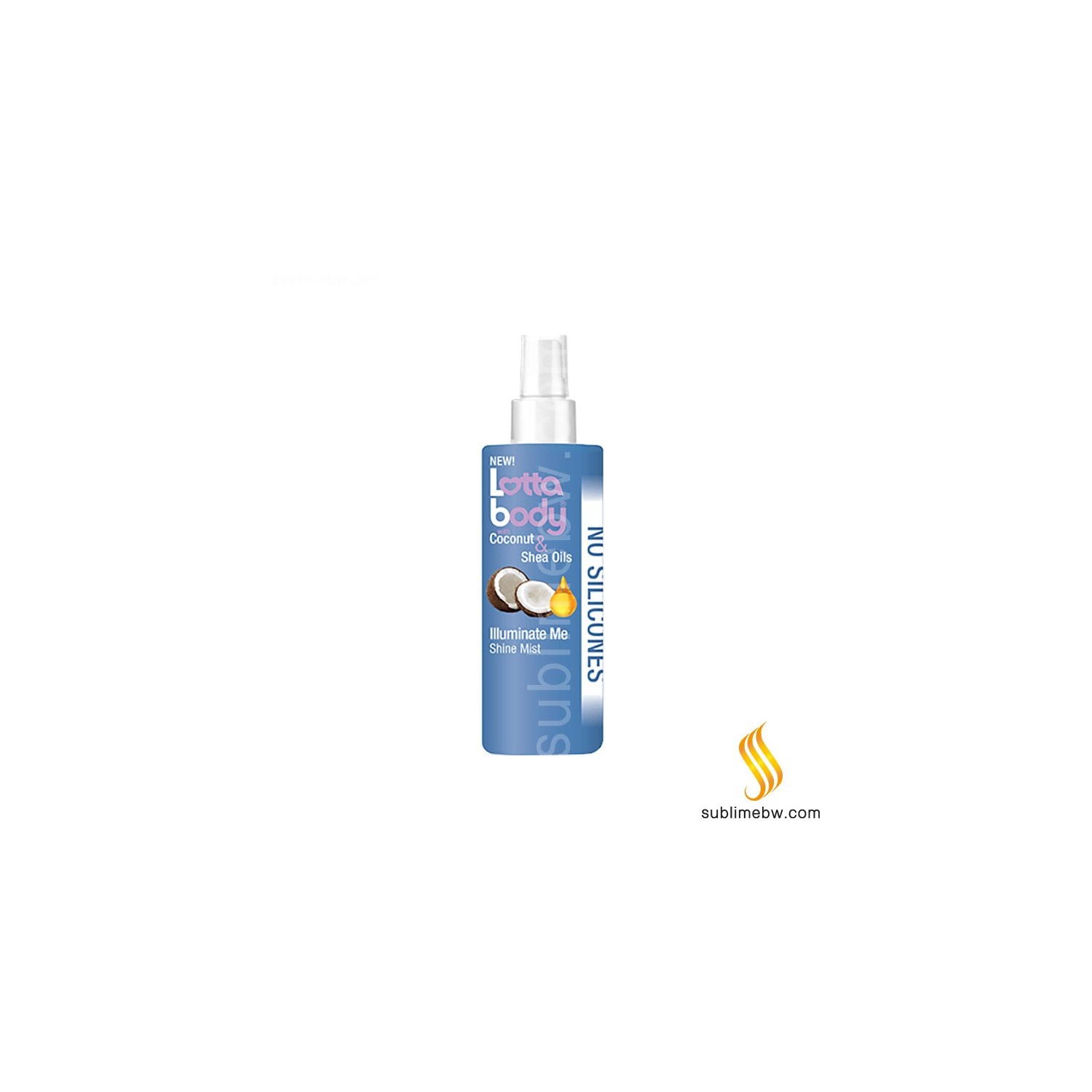 Lottabody Coconut & Shea oils Illuminate Me Shine Mist 118 ml