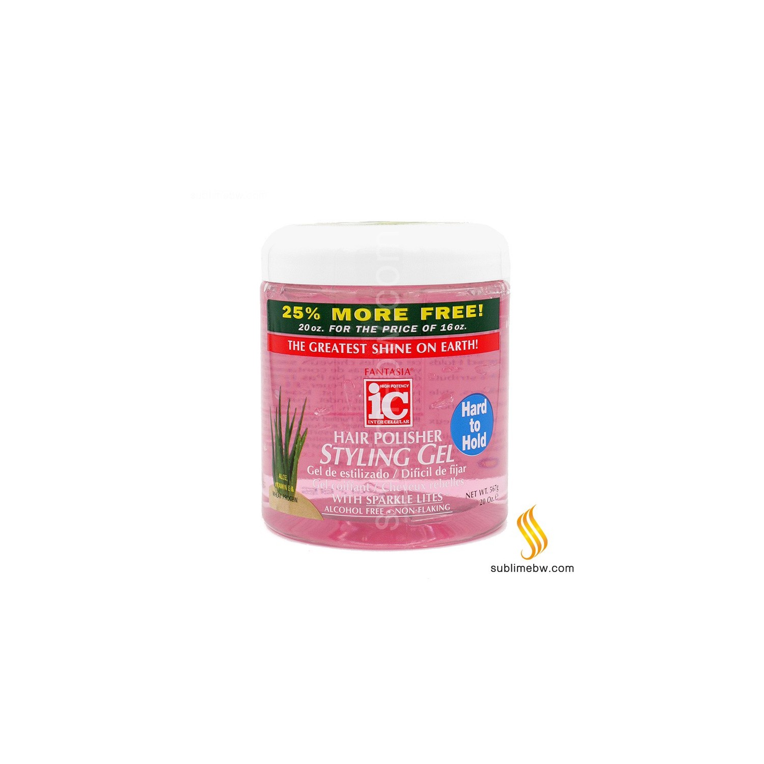 Fantasia Ic Aloe Styling Gel Hard 454 Gr