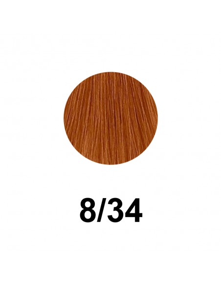 Wella Koleston Perfect Me+ Tinte 8/34 - Rubio Claro Dorado Cobrizo 60 ml