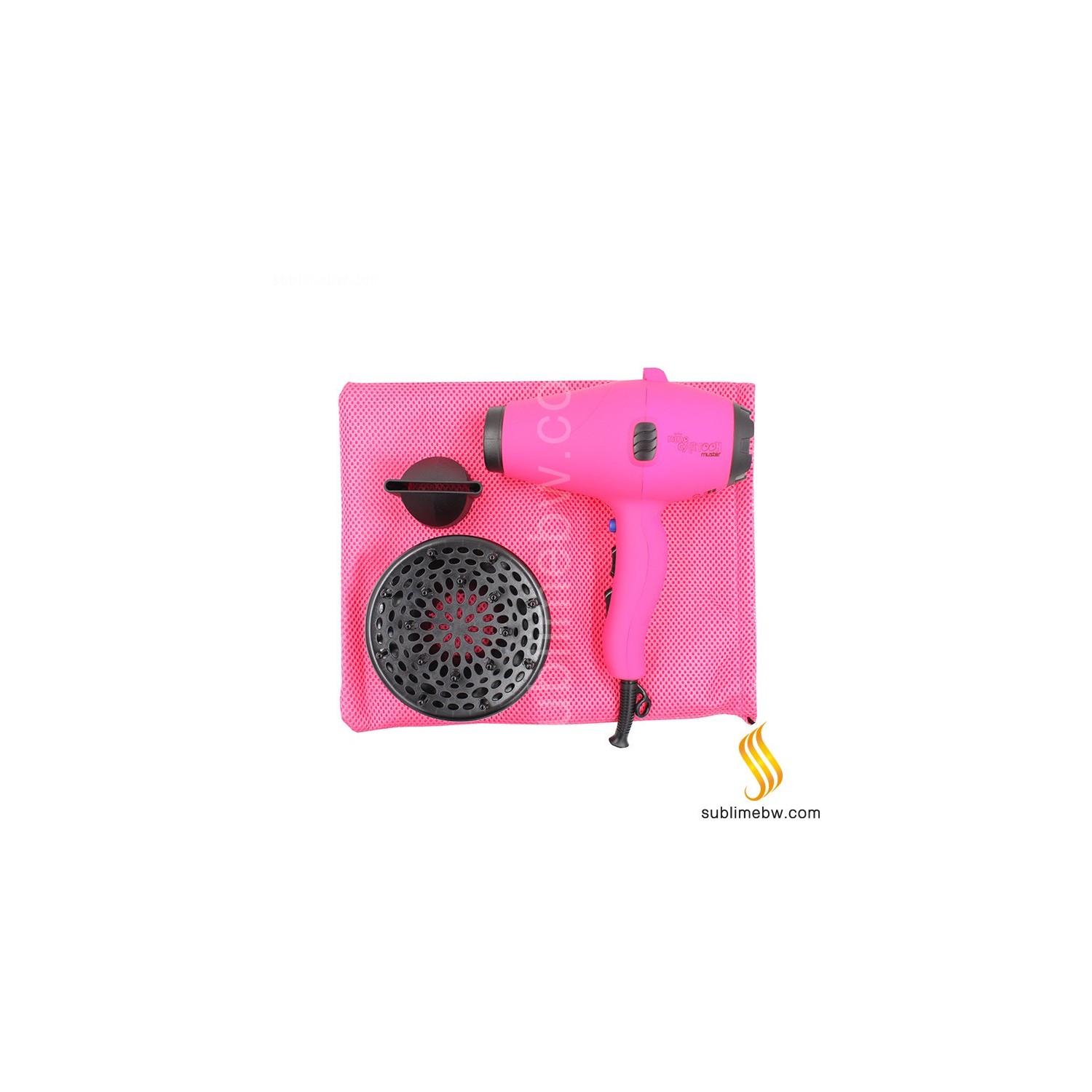 Muster Hair Drier Niño Cartoon (fucsia)
