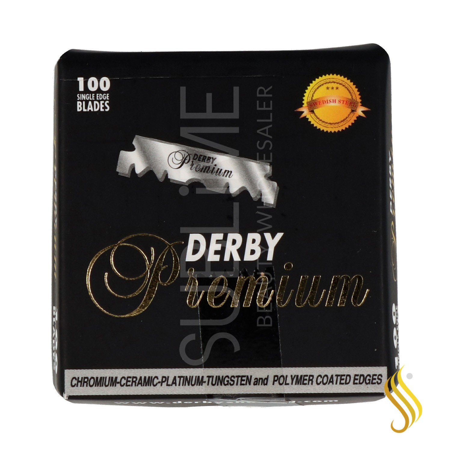 Derby Premium Blades 100Pcs (Single Edge)