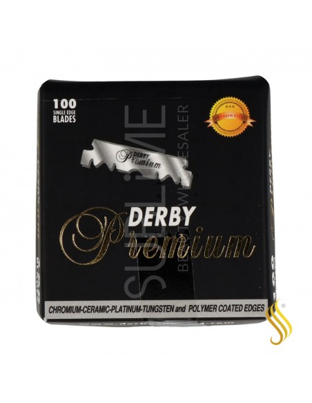 Derby Premium Blades 100Pcs (Single Edge)