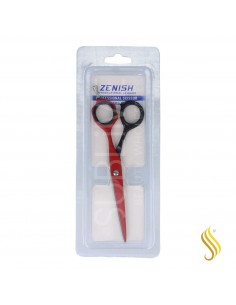 Zenish Ciseaux Professionel Métal Rouge/Noir 6.5"