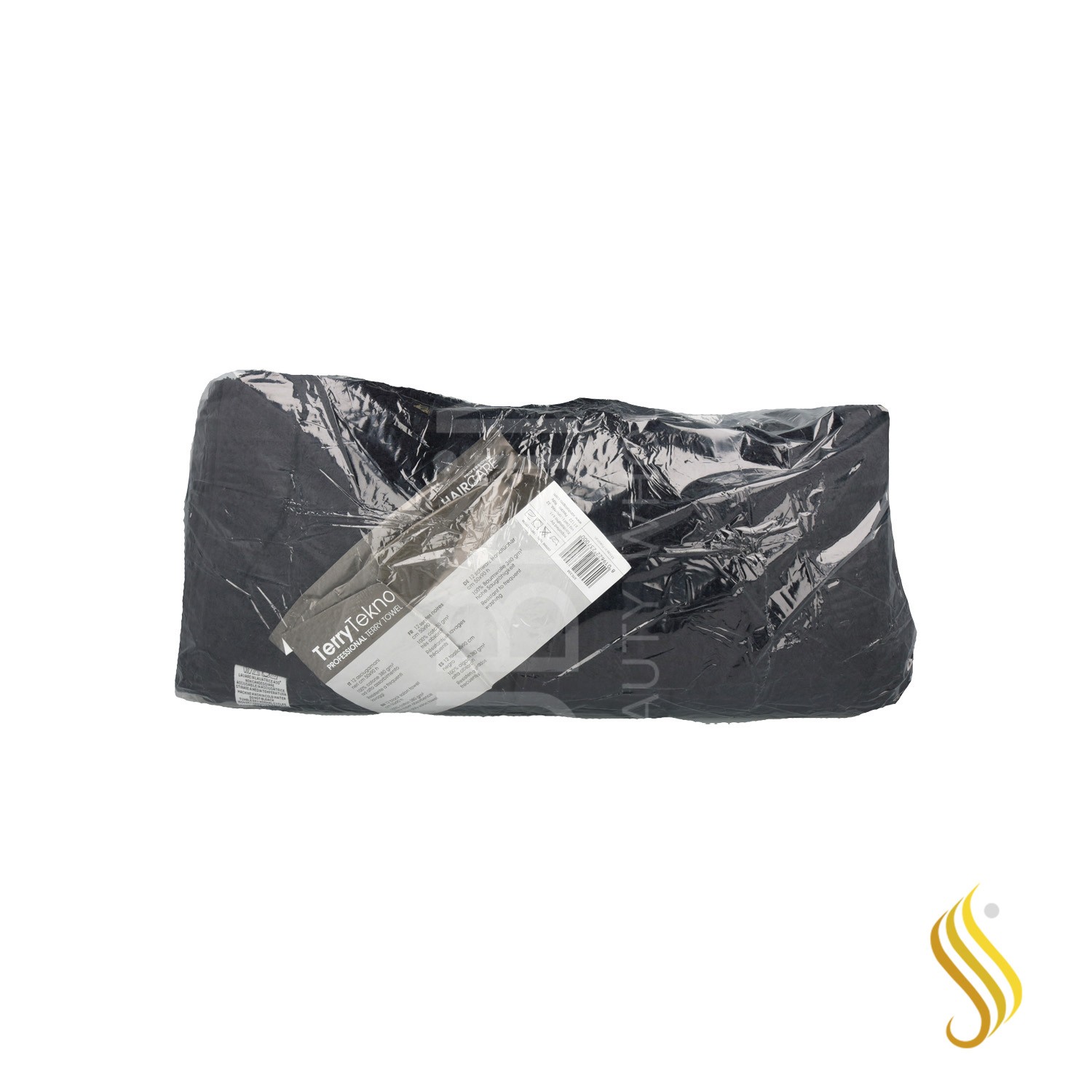 Serviette Xanitlia Pro 100% Coton 350gm2 Noir 50x90 cm.