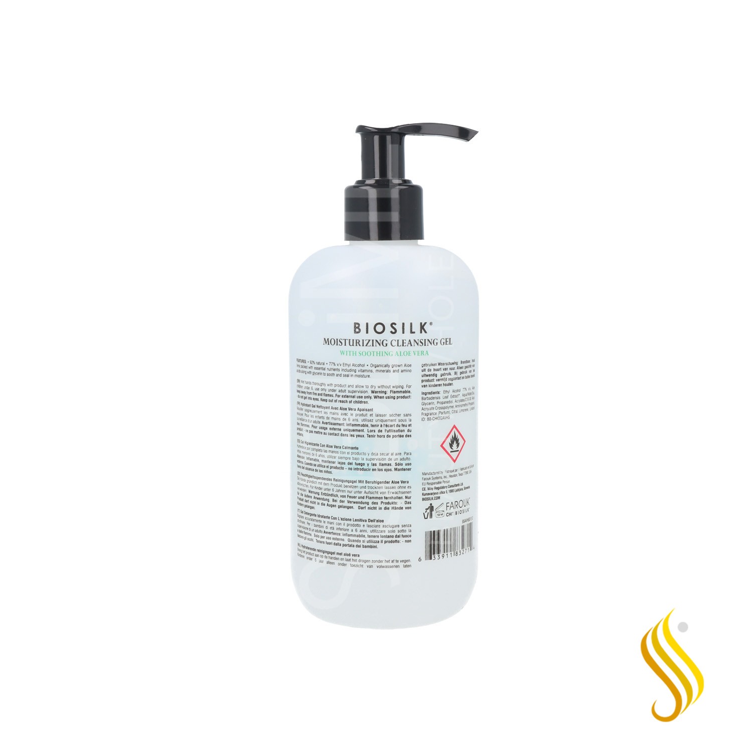 Farouk Biosilk Moisturizing Aloe Cleanser Gel 355ml