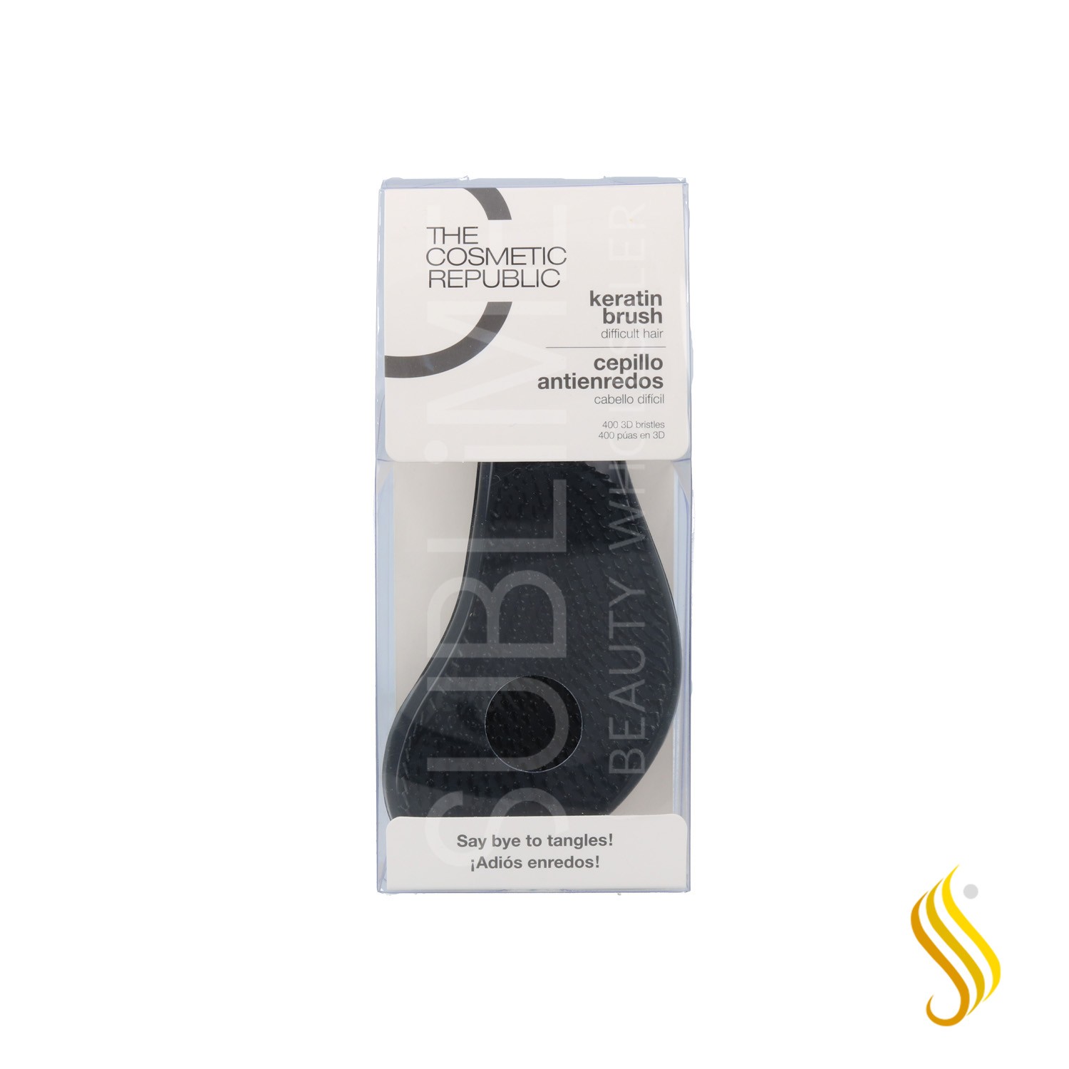 The Cosmetic Republic Escova Keratin Anti Tangle Preto