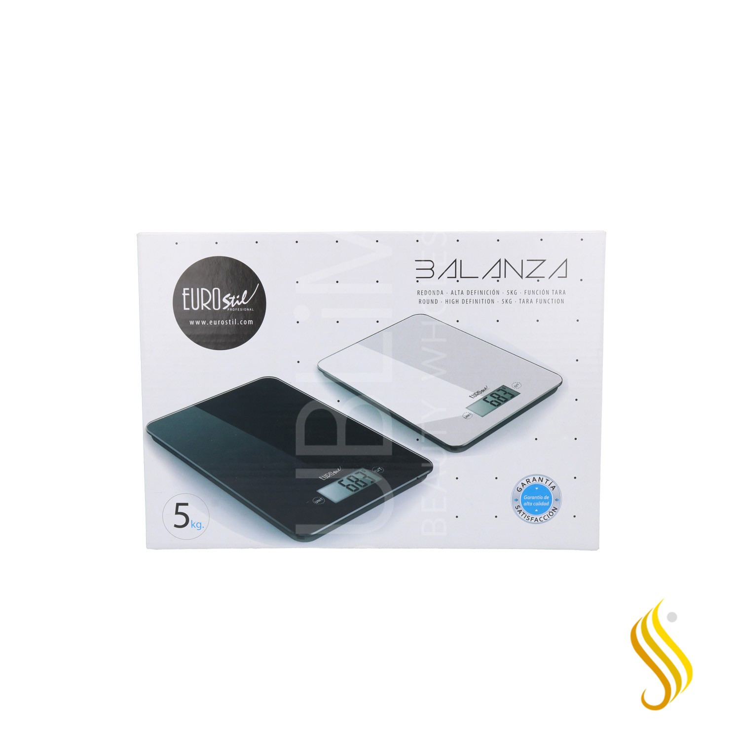 Eurostil Black Digital Balance Rectangular 5KG/1G (04804/50)