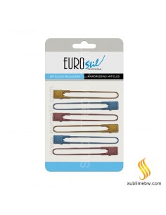 Eurostil 6 Pinza Metal Colores