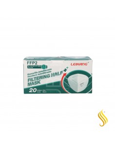 White FFP2 Protection Face Mask 1X20PCS (5 Layers)