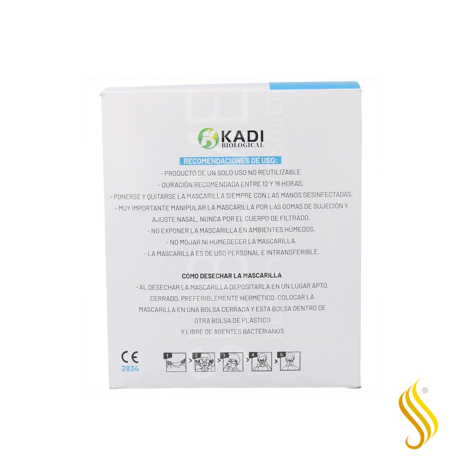 White FFP2 Protection Face Mask 1X30PCS (5 Layers) Black