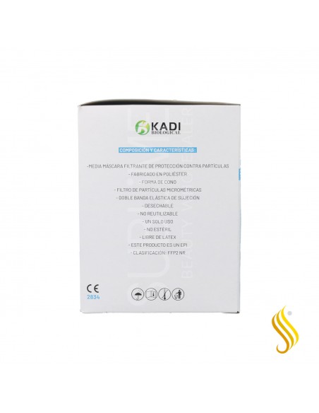 White FFP2 Protection Face Mask 1X30PCS (5 Layers) Black