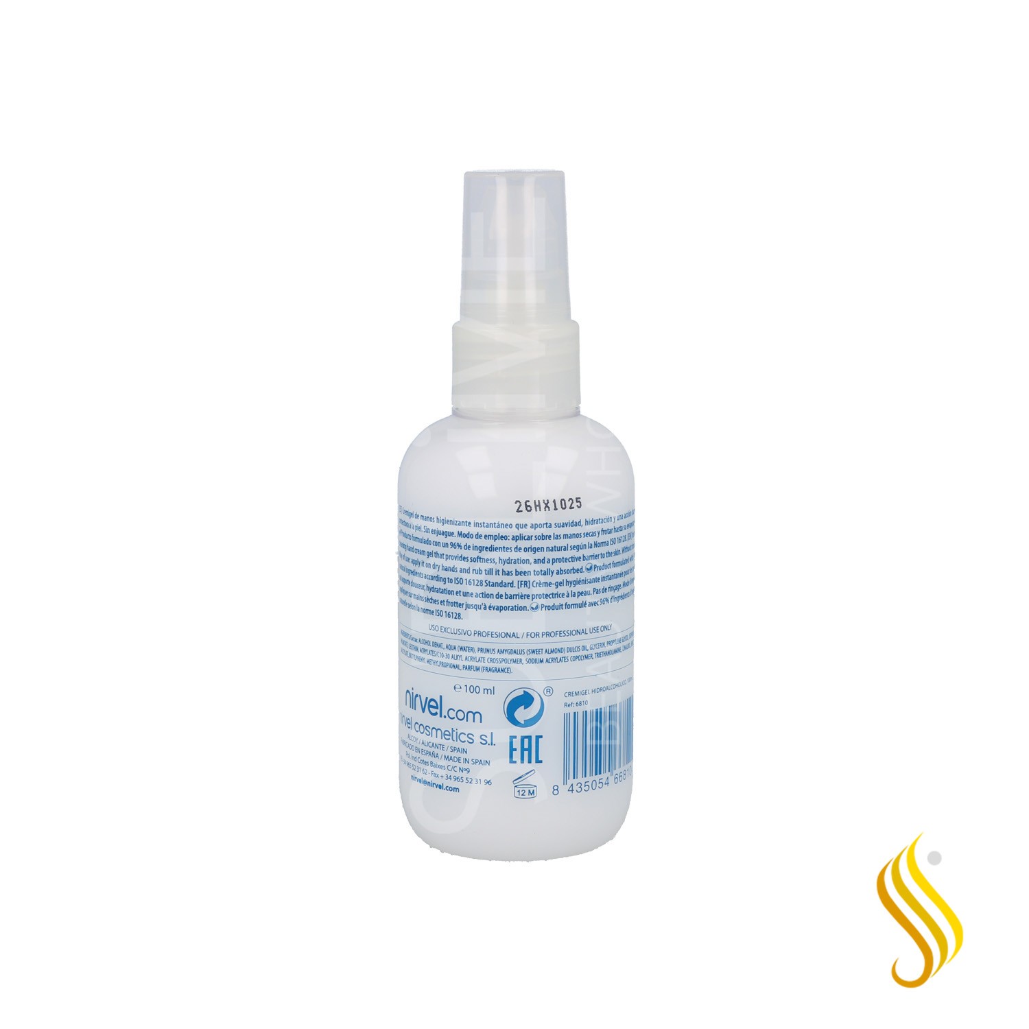 Nirvel Cremigel Hydroalcoolique 70% 100ML