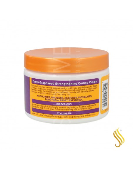 Cantu Grapeseed Curling Cream Strengthening 340 gr