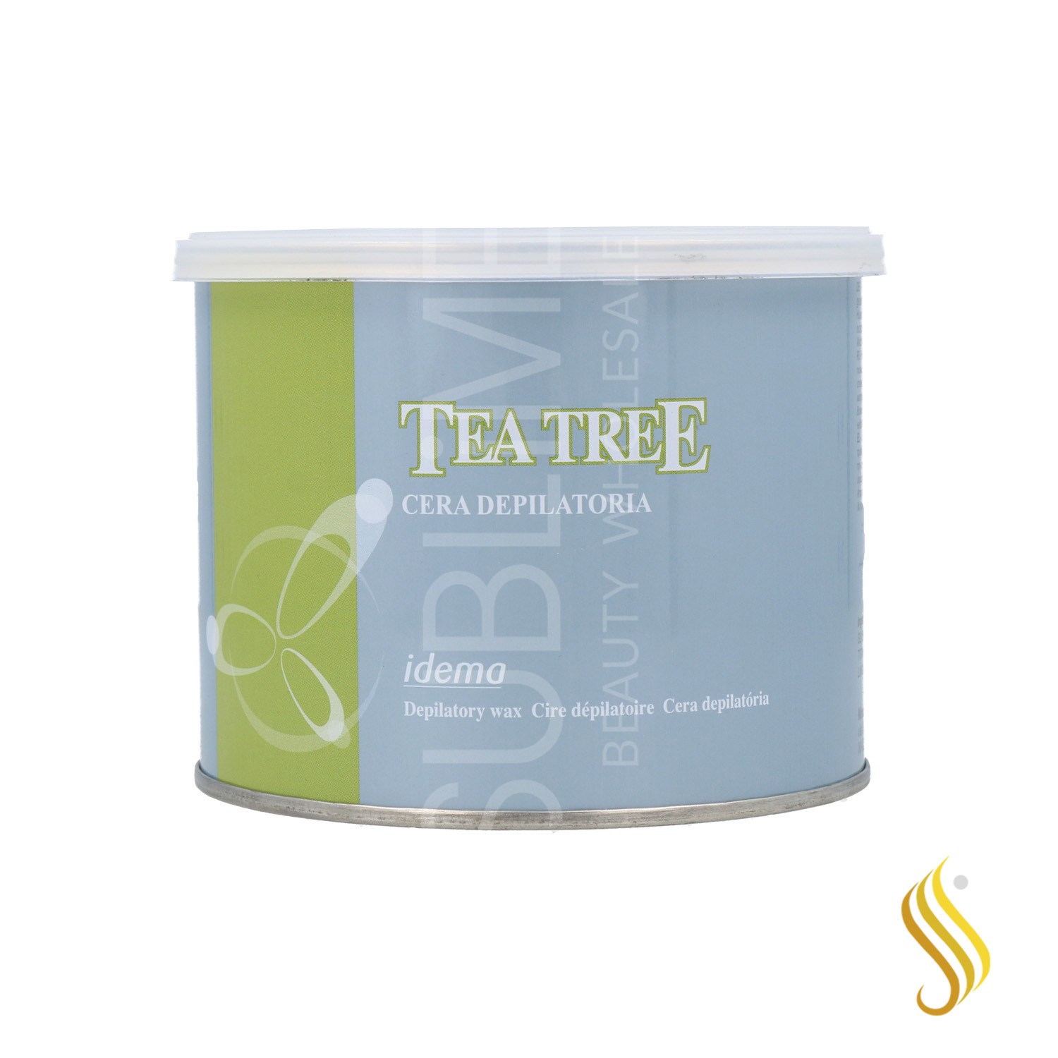 Boîte de Cire Idema Tea Tree 400 ml.
