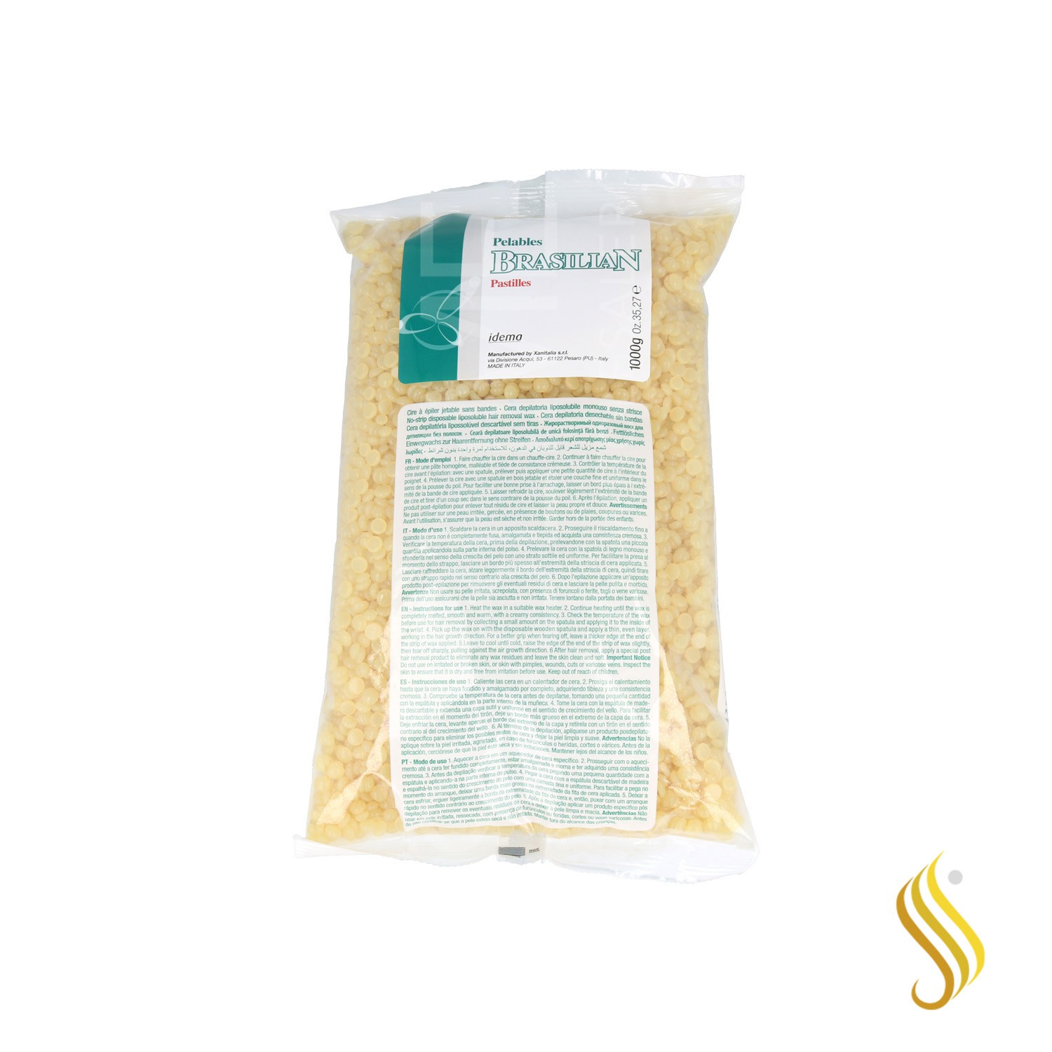 Idema Wax in Honey Pearls 1 kg.