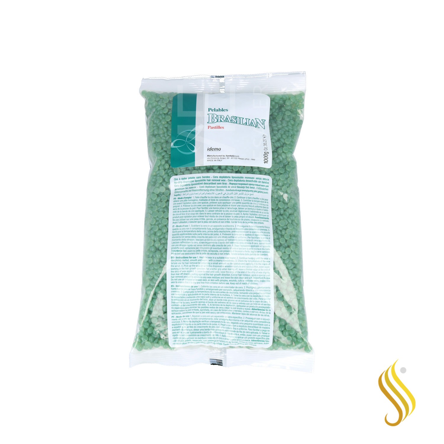 Idema Chlorophyll Pearl Wax 1 kg.