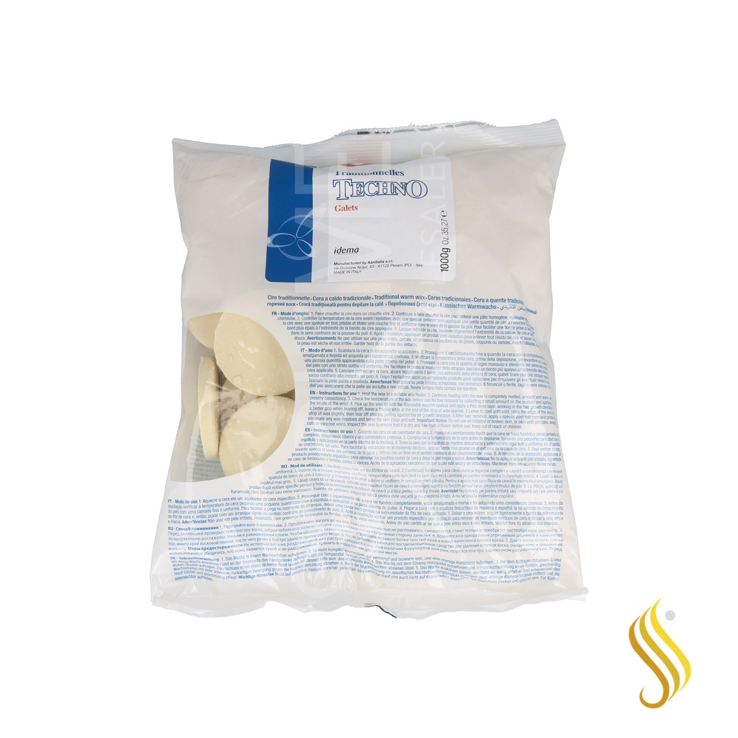 Idema White Hot Wax Discs 1 kg.