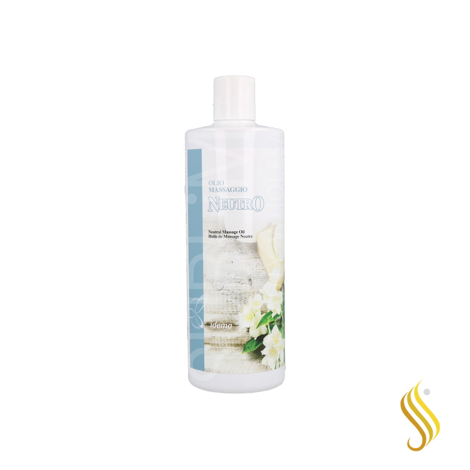 Huile de massage neutre Idema 500 ml.