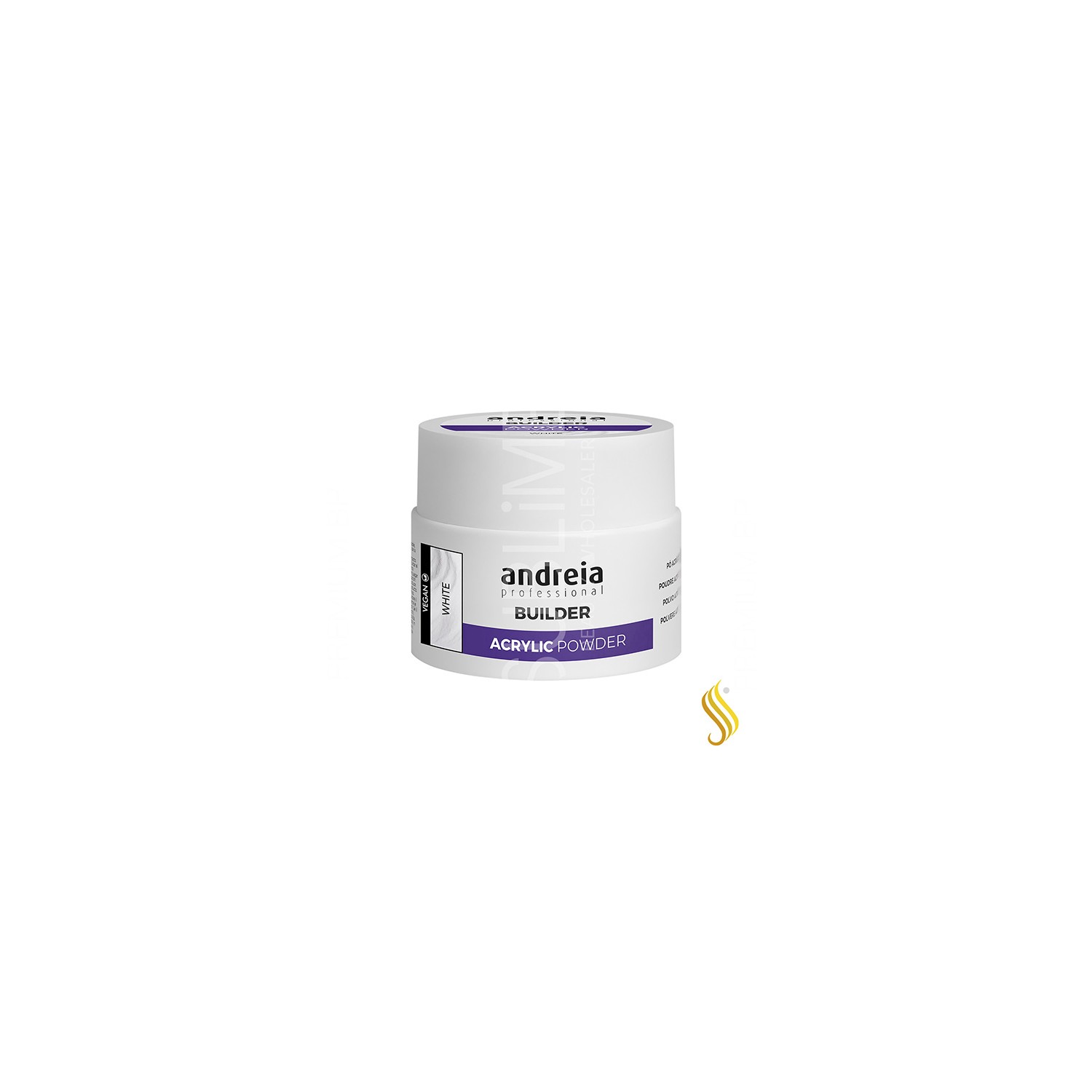 Andreia Professional Builder Acrylic Powder Polvos Acrilicos White 35 g